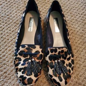 Inc animal print flats